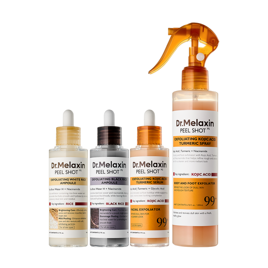 Peel Shot Glow Rice Ampoule Duo & Kojic Acid Turmeric Duo