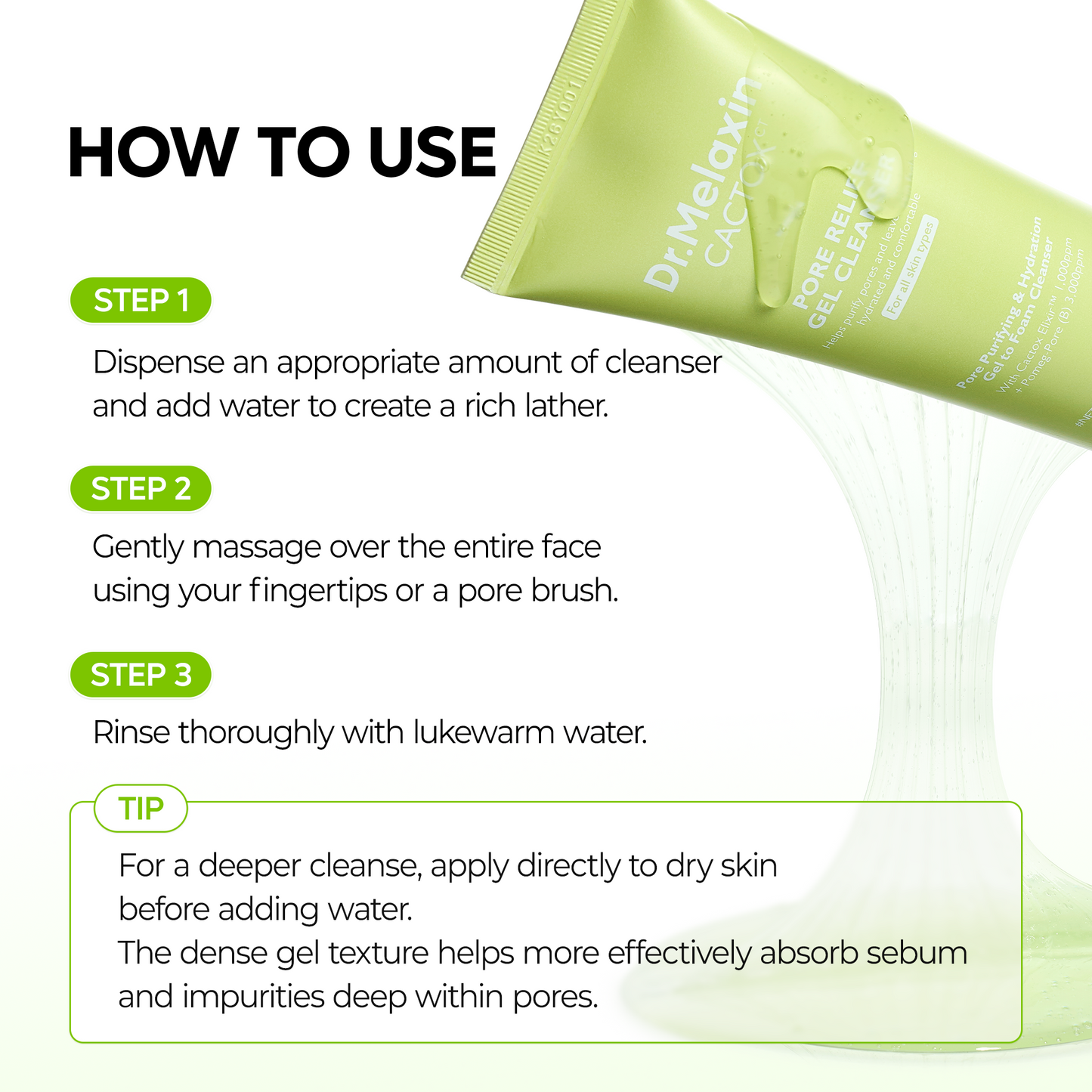 CACTOX Pore Relief Gel Cleanser