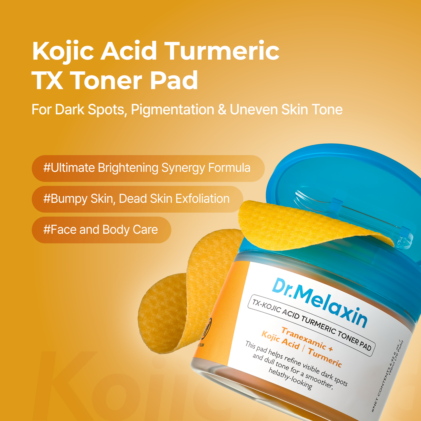 Kojic Acid Amber Face & Body Care Set